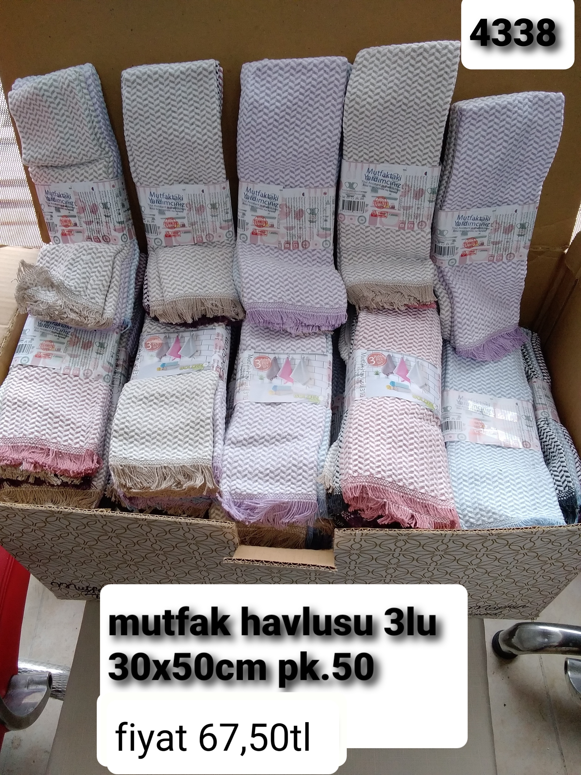 MUTFAK HAVLUSU 3 LÜ 30*50 CM 4338