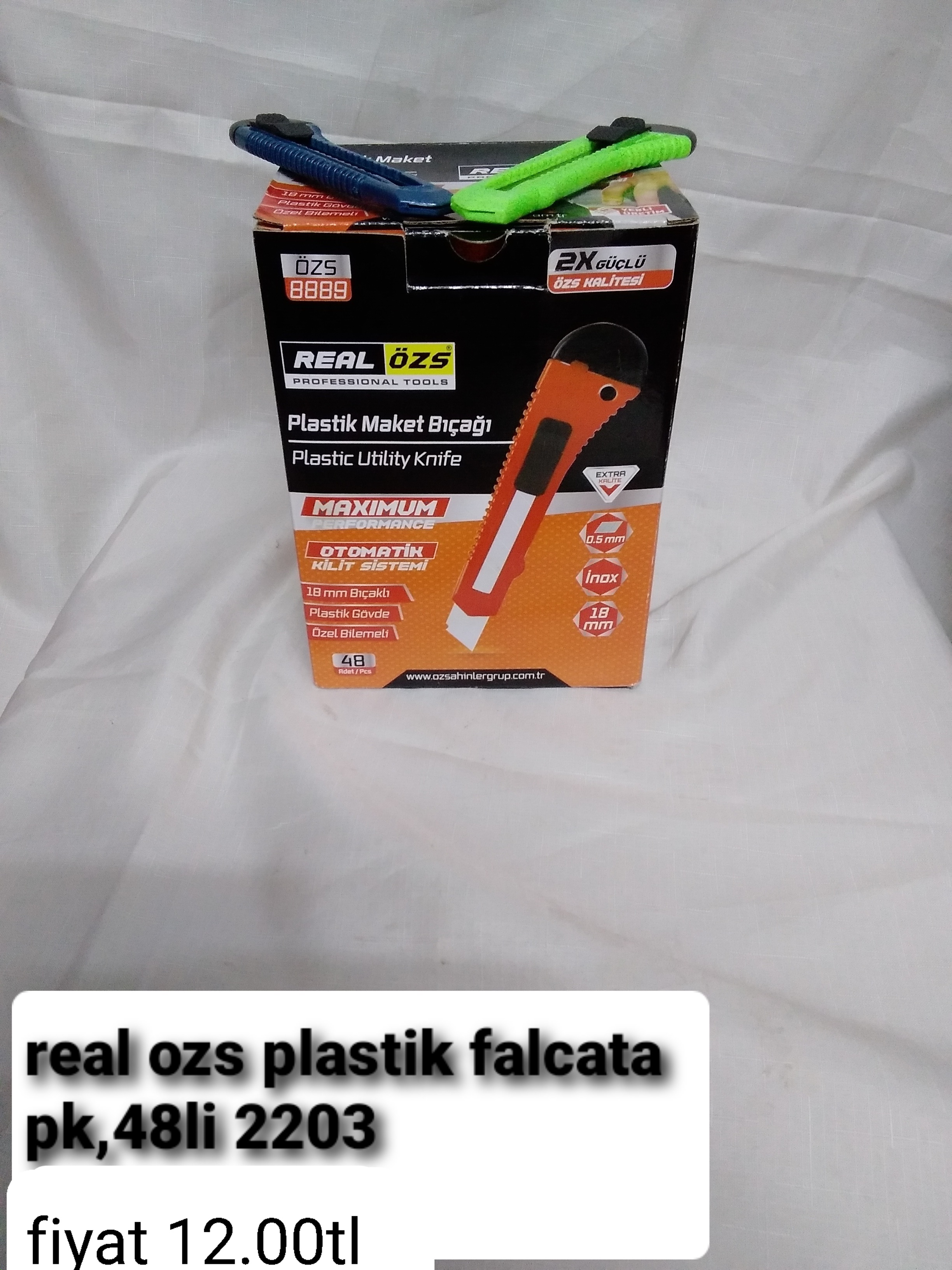 REAL OZS PLASTİK FALÇATA PK 48Lİ 2203