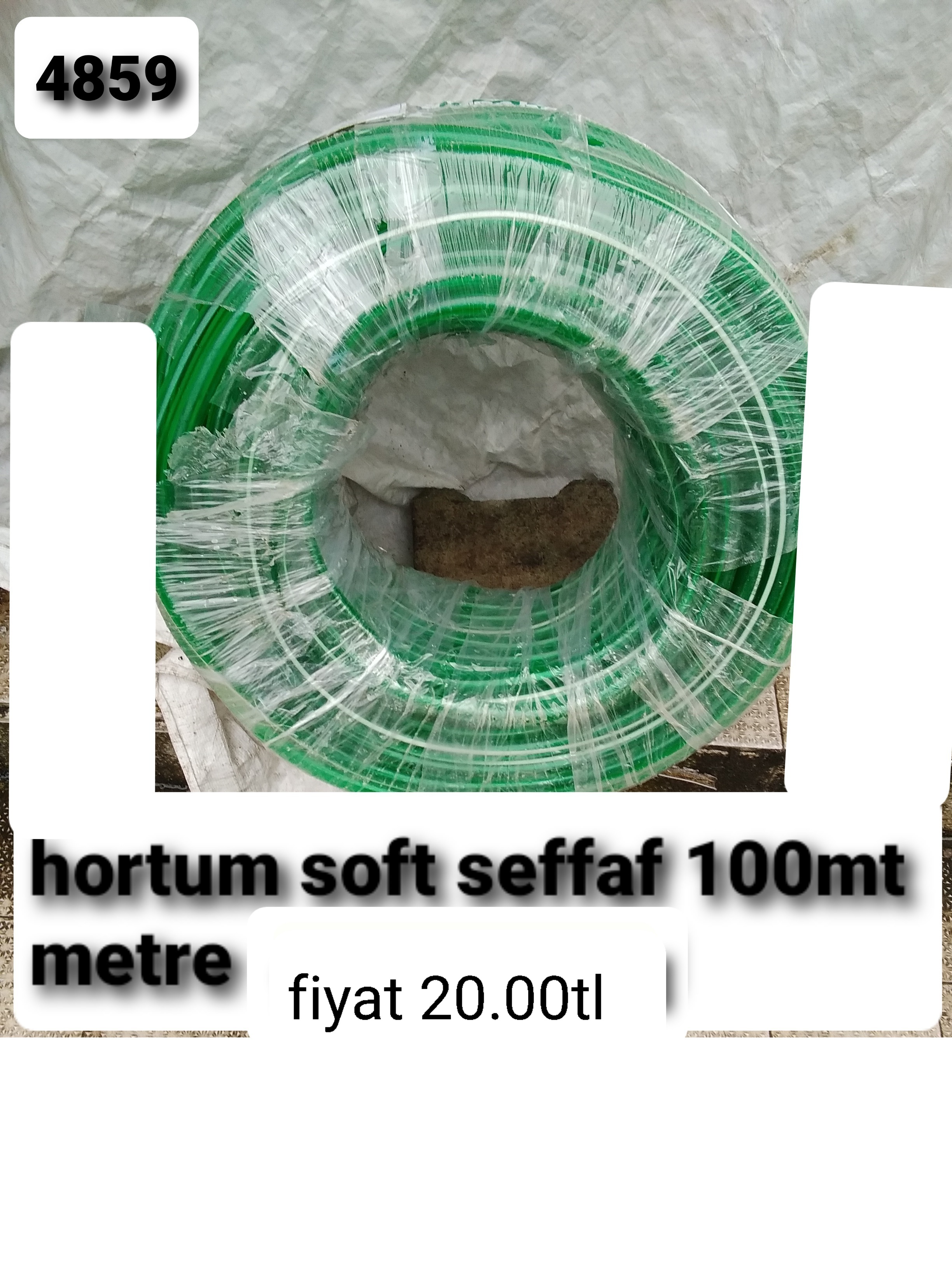 HORTUM SOFT ŞEFFAF 100 MT 4859