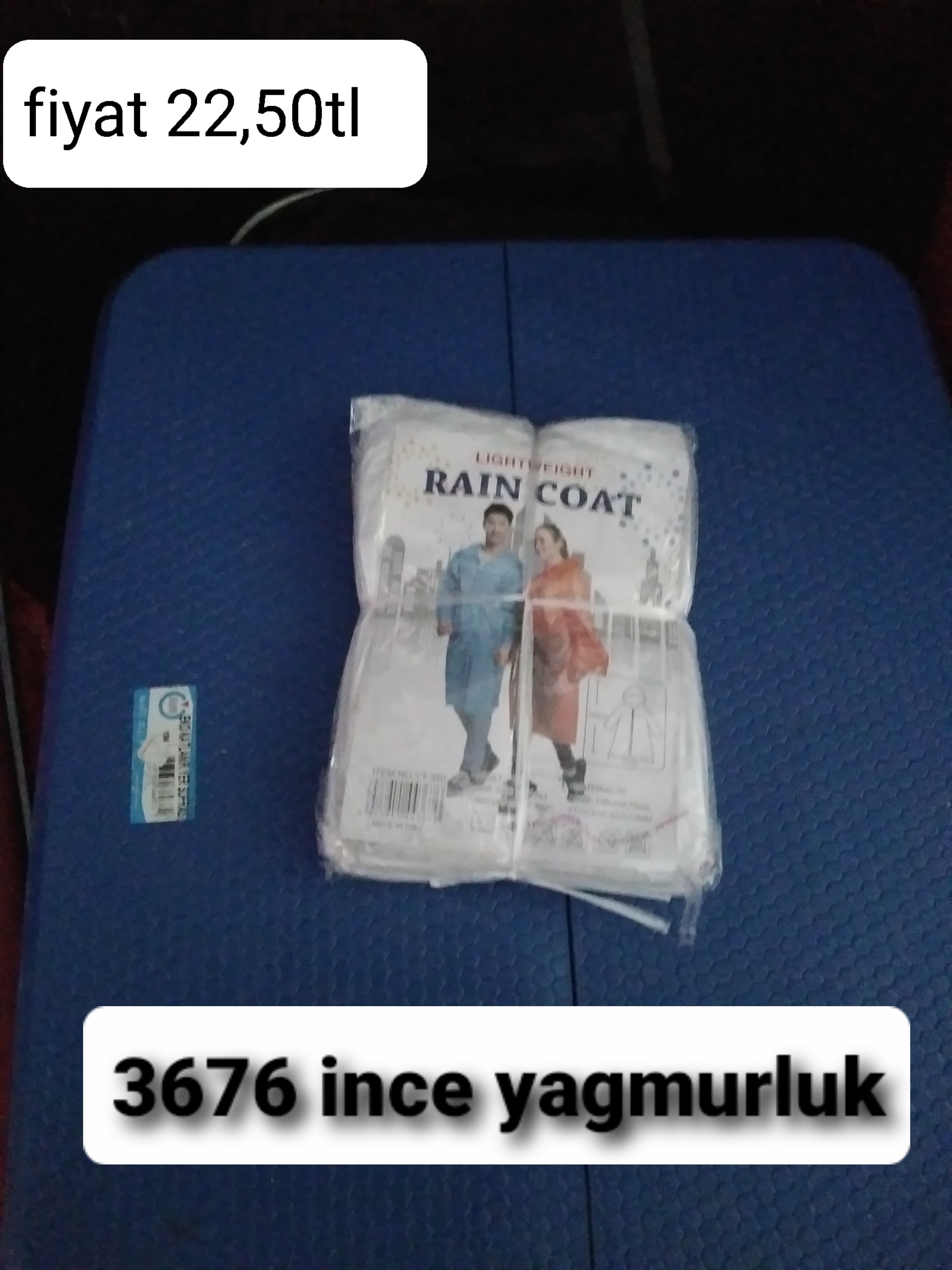 3676 İNCE YAĞMURLUK 