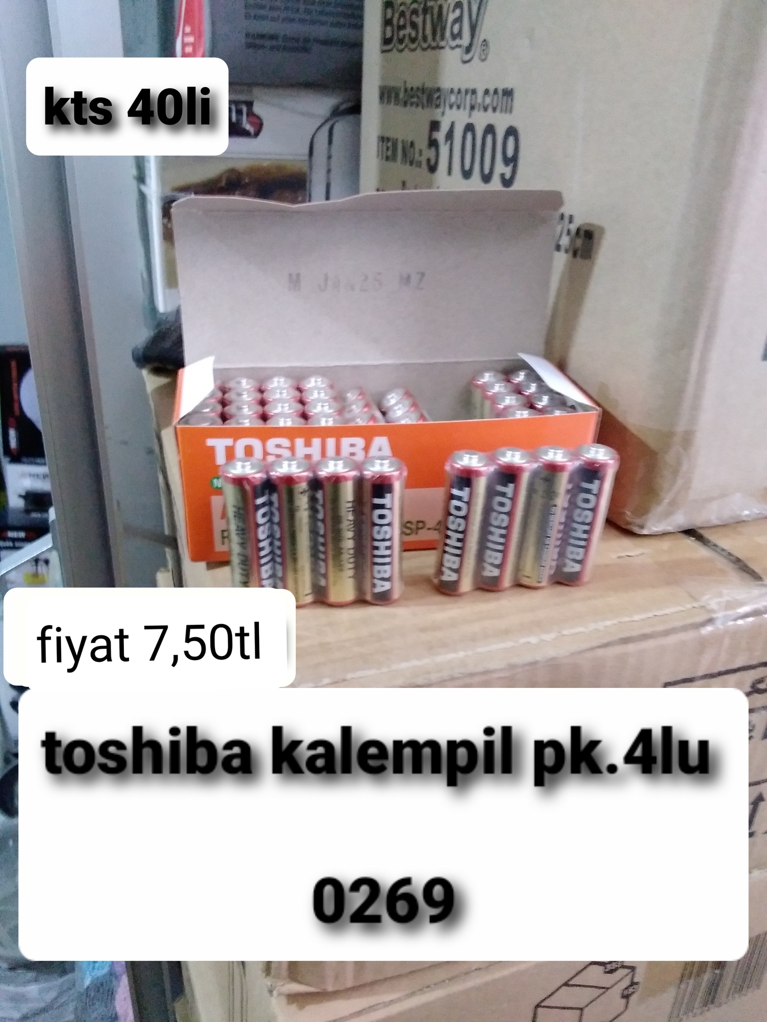 TOSHİBA KALEM PİL 0269