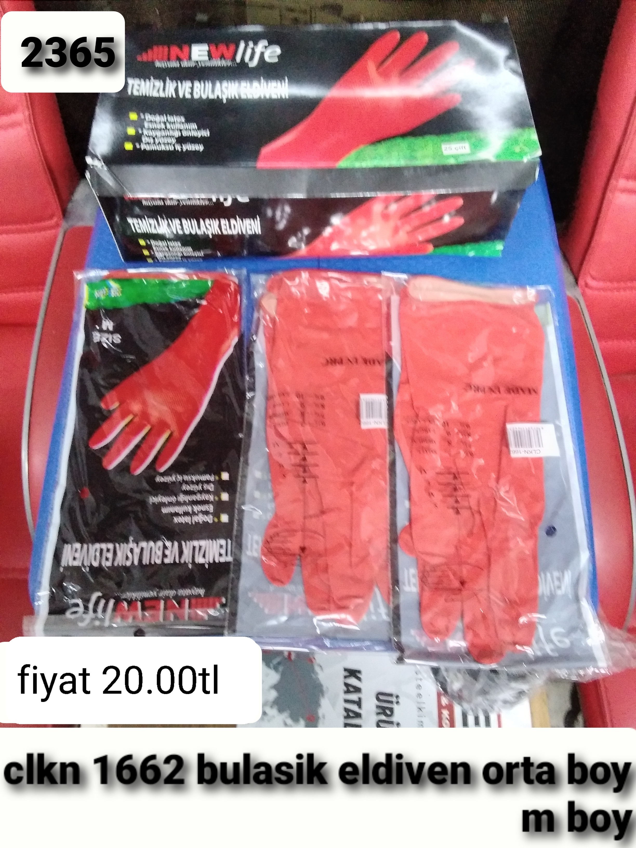 CLKN 1662 BULAŞIK ELDİVEN ORTA BOY M BOY 