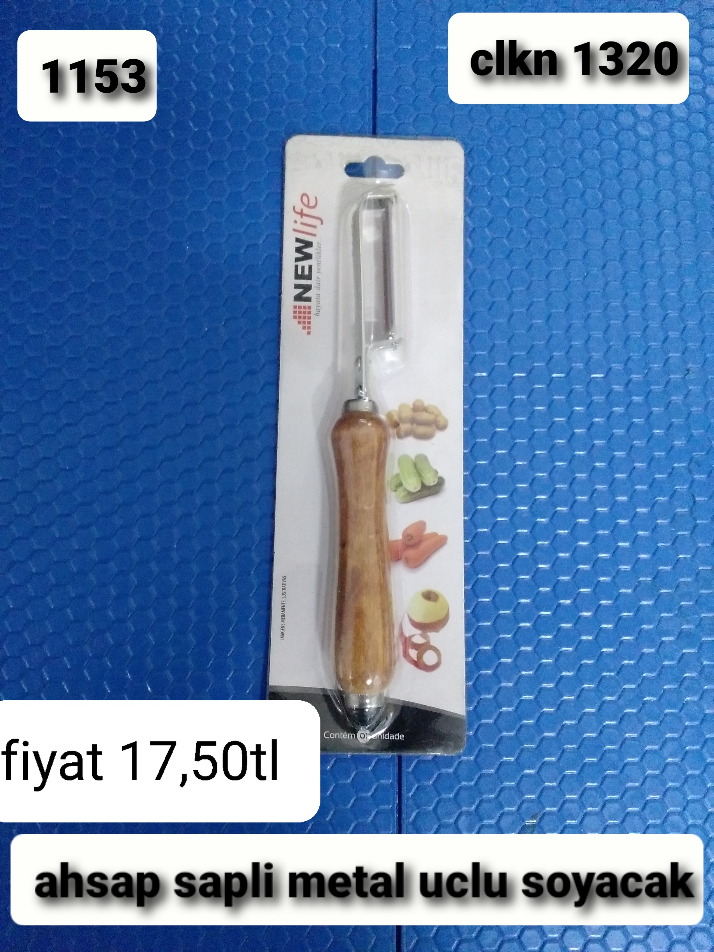 AHŞAP SAPLI METAL UÇLU SOYACAK 1153