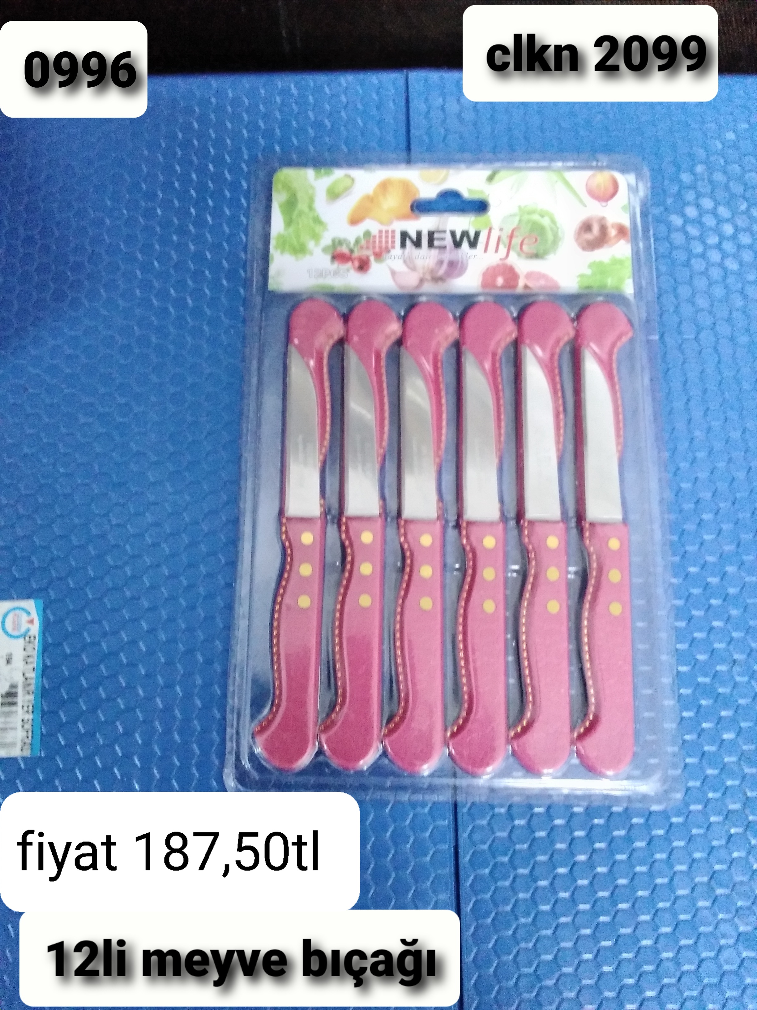 12 Lİ MEYVE BIÇAĞI 0996