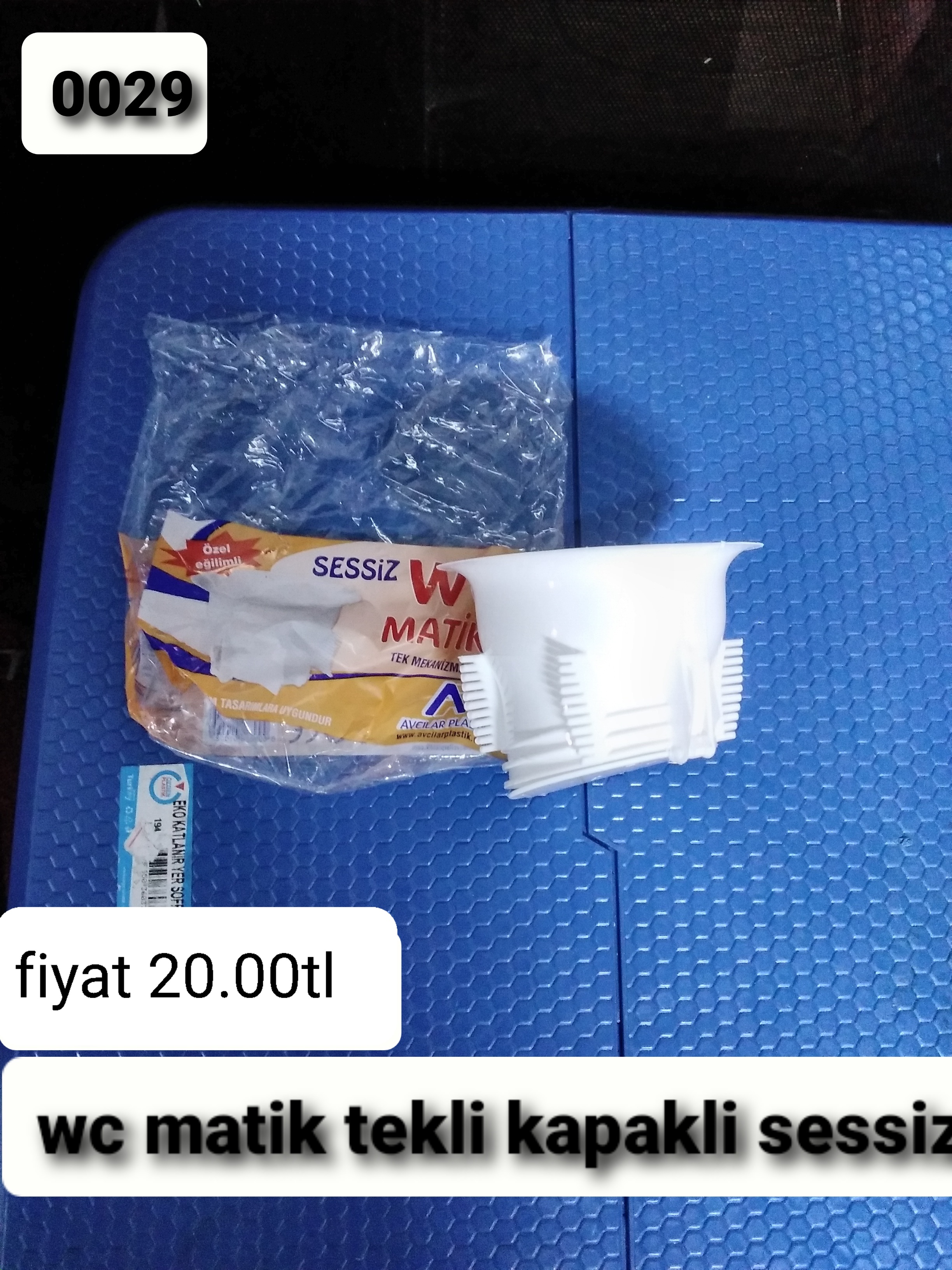 WC MATİK TEKLİ KAPAKLI SESSİZ 0029