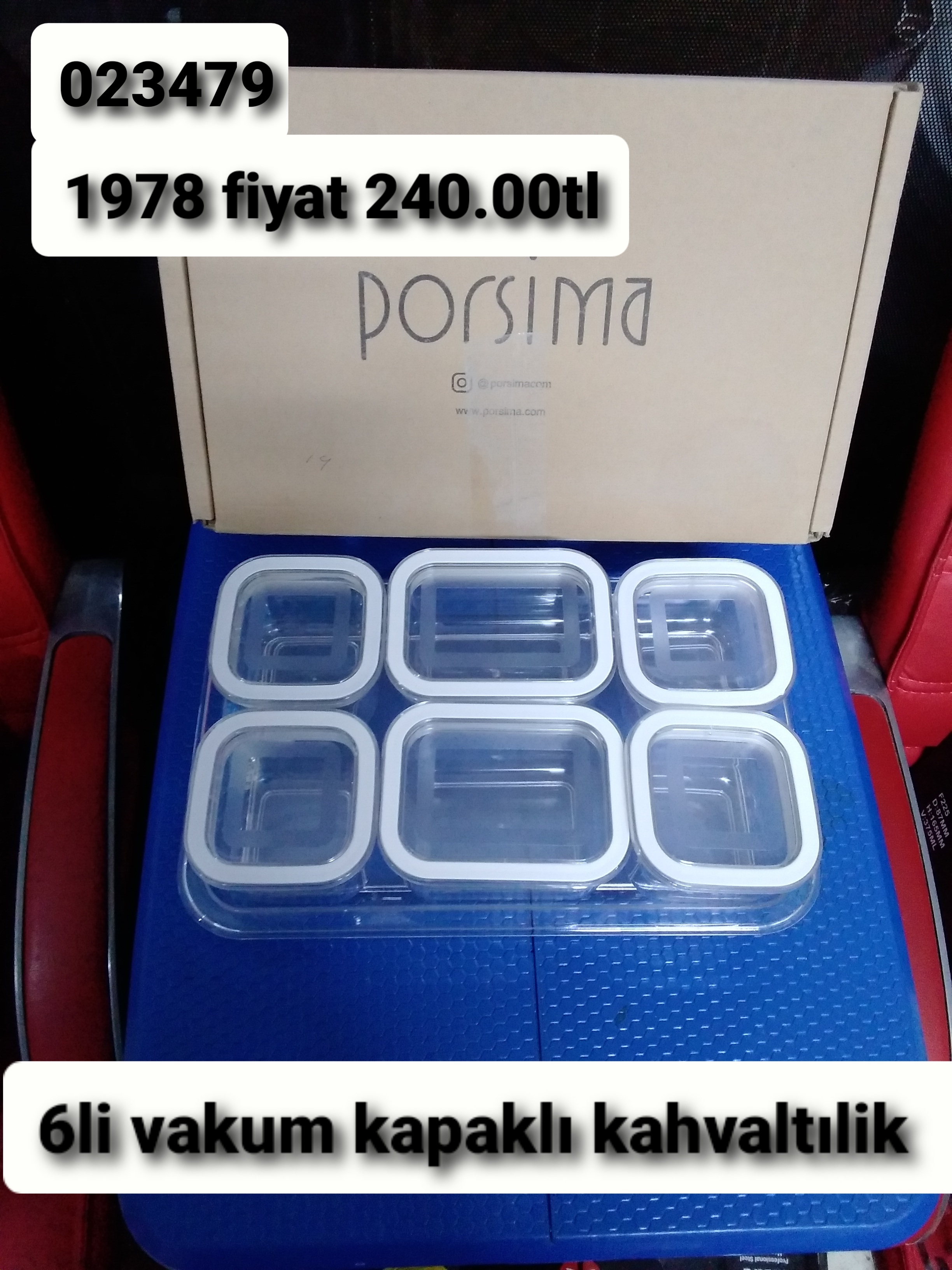 6 LI VAKUM KAPAKLI KAHVALTILIK 1978