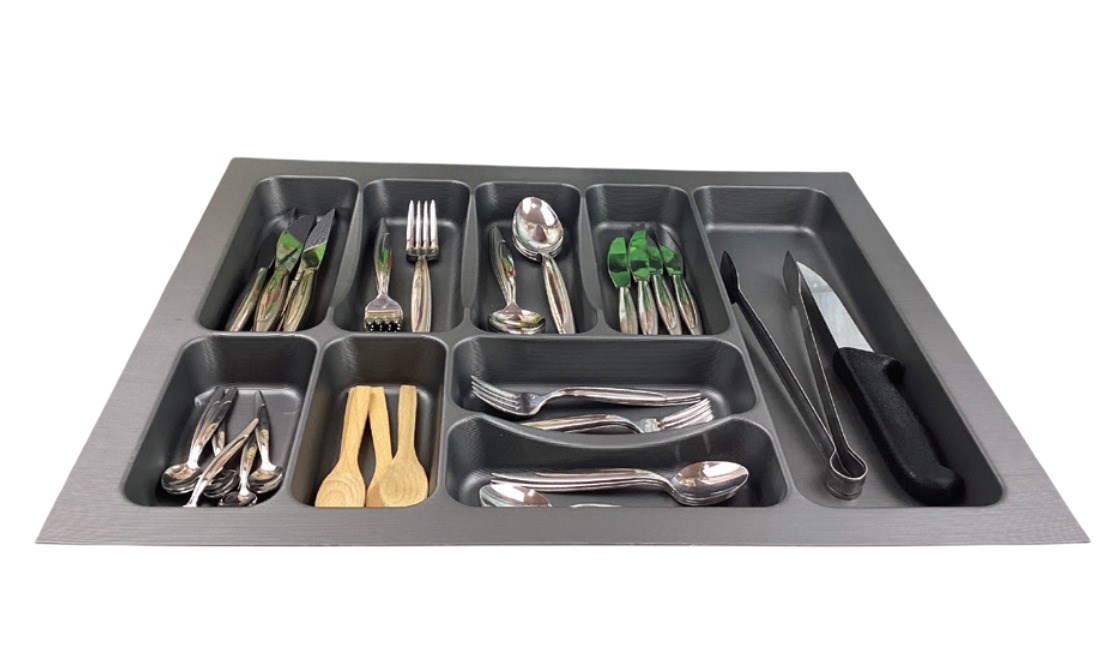 ALBERLO 9 BÖLMELİ ANKASTRE KAŞIKLIK 57*47CM 