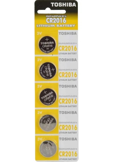 TOSHİBA CR 2016 PARA PİL PK 5 Lİ 